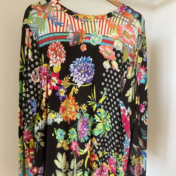 Johnny Was Women’s Floral Multicolor Women's Top Size XXL - Picture 4 of 5
